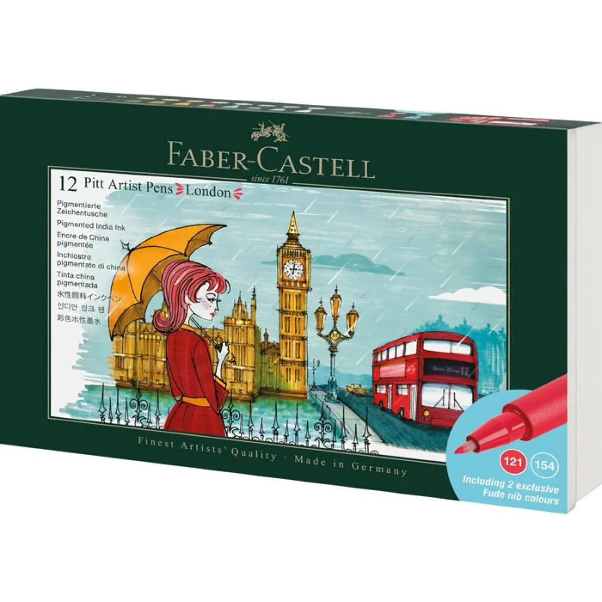 Pen brush flomasteri 1/12 FABER CASTEL London 