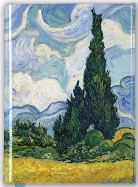 Notes VINCENT VAN GOGH: WHEAT FIELD 11x14cm 