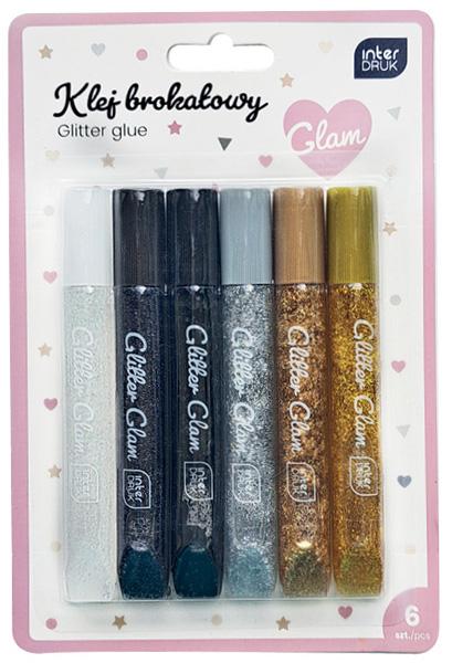 Set šest lepkova sa šljokicama GLAM 