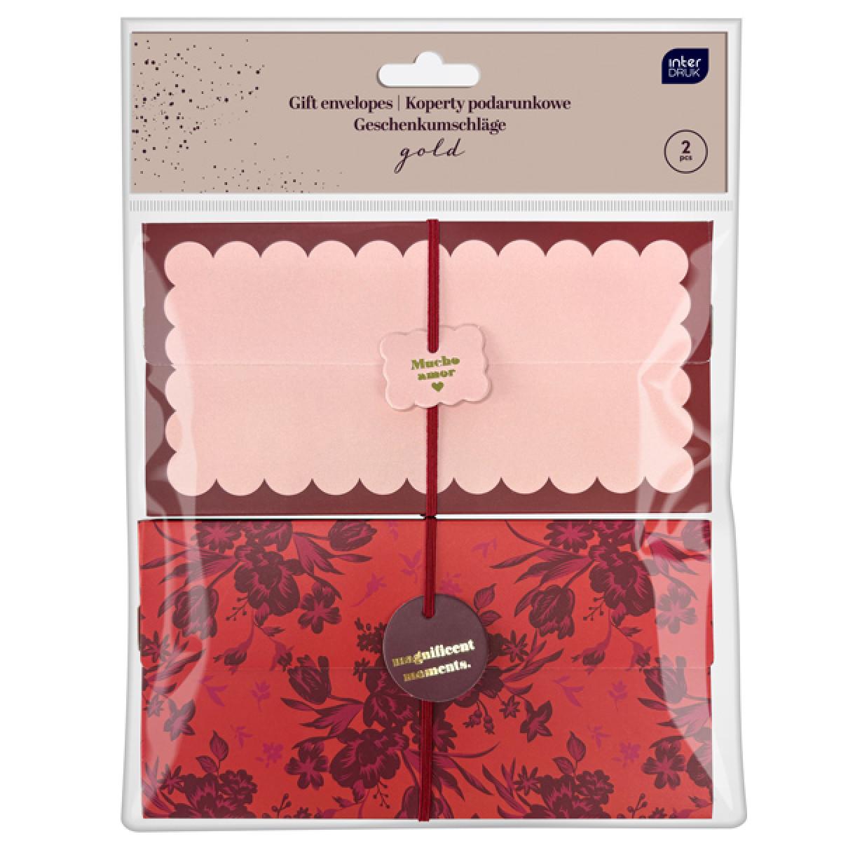 Set dve poklon koverte GOLD 