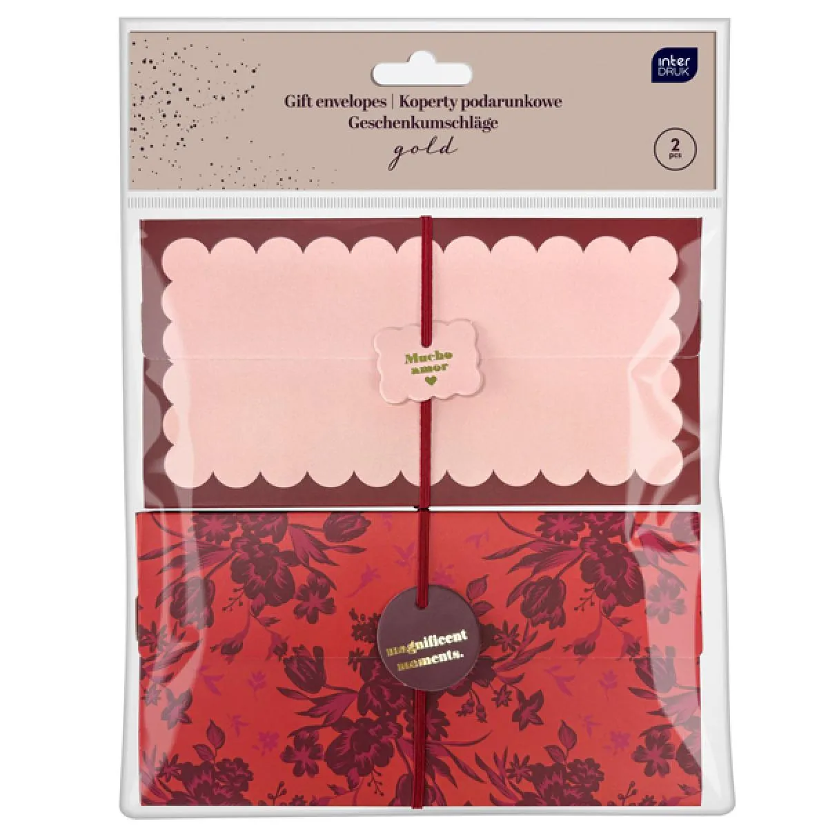 Set dve poklon koverte GOLD 