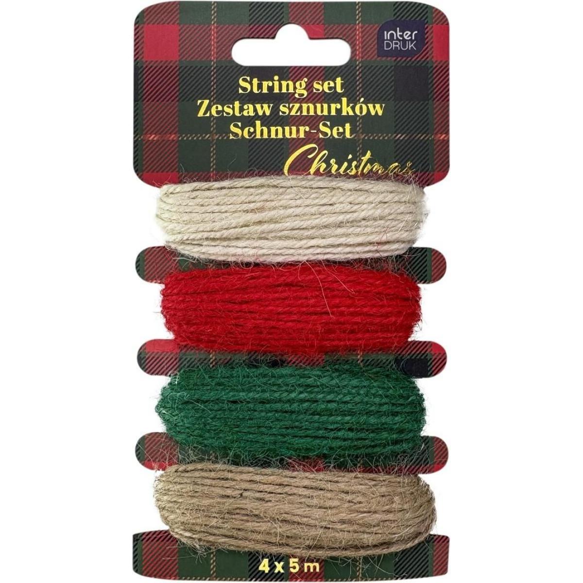 Novgodišnji set  dekorativnih vunenih kanapa 4x5m 