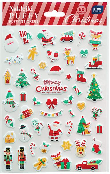 Novogodišnji set 50 stikera BOŽIĆ 