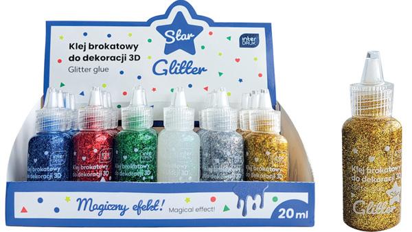 Lepak sa šljokicama STAR  20ml 