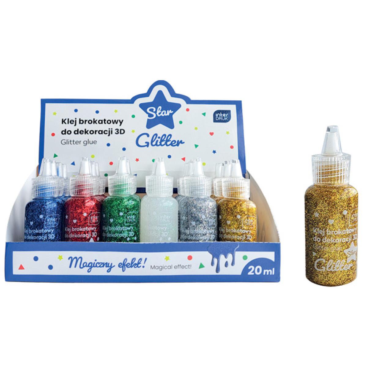 Lepak sa šljokicama STAR  20ml 