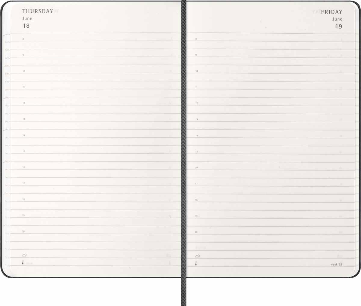 Planer MOLESKINE 2026 TP crni 