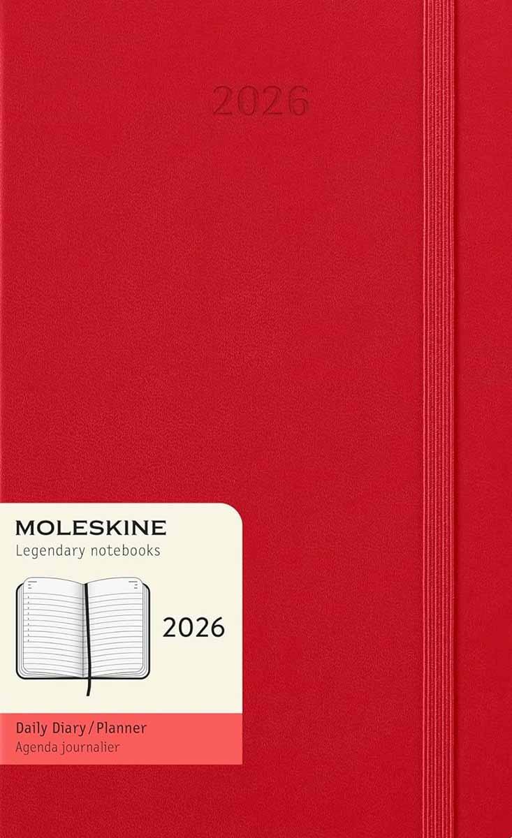 Planer MOLESKINE 2026 TP crveni 