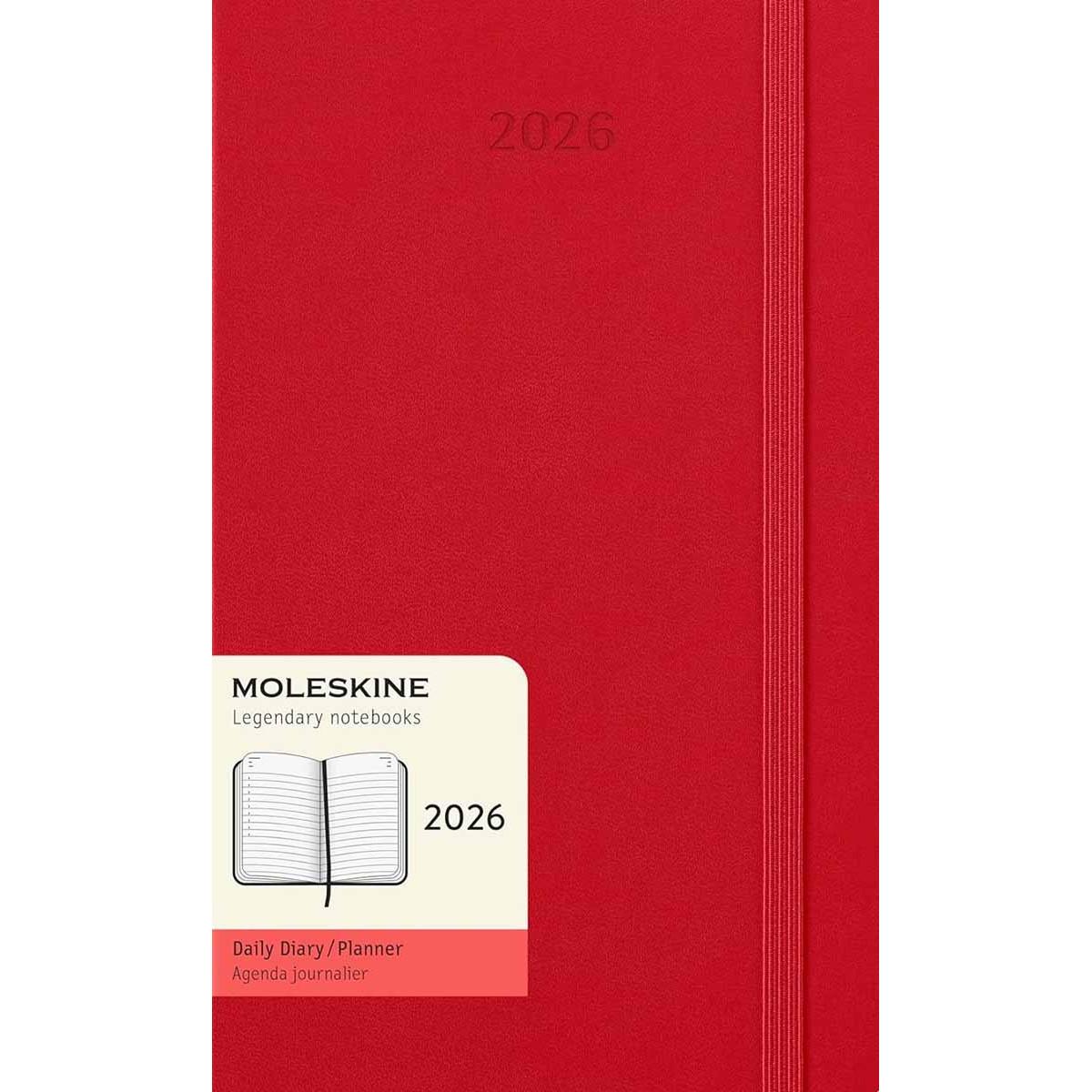Planer MOLESKINE 2026 TP crveni 