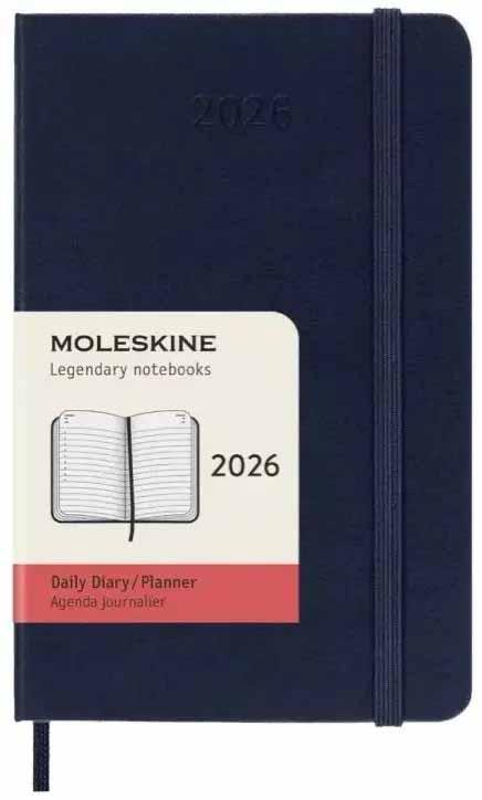 Planer MOLESKINE 2026 TP tamno plavi džepni 