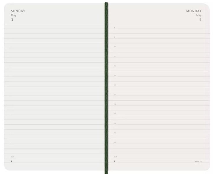 MOLESKINE Dnevni planer MP ZELENI 13 x 21 cm 