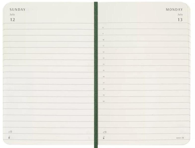 MOLESKINE Dnevni planer MP ZELENI 9 x 14 cm 