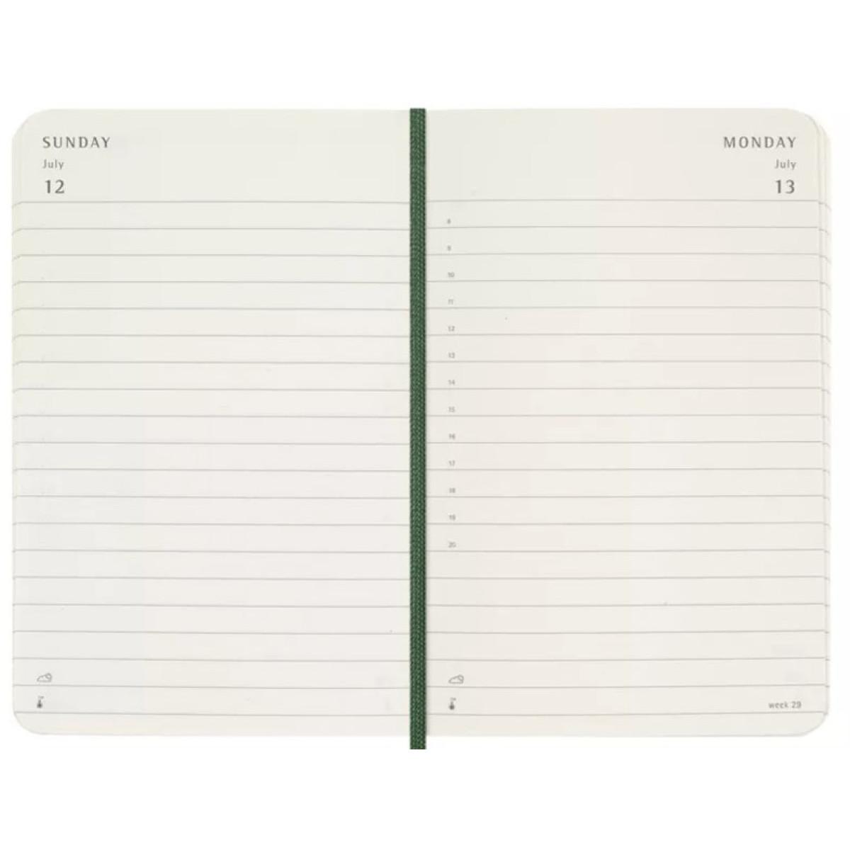 MOLESKINE Dnevni planer MP ZELENI 9 x 14 cm 