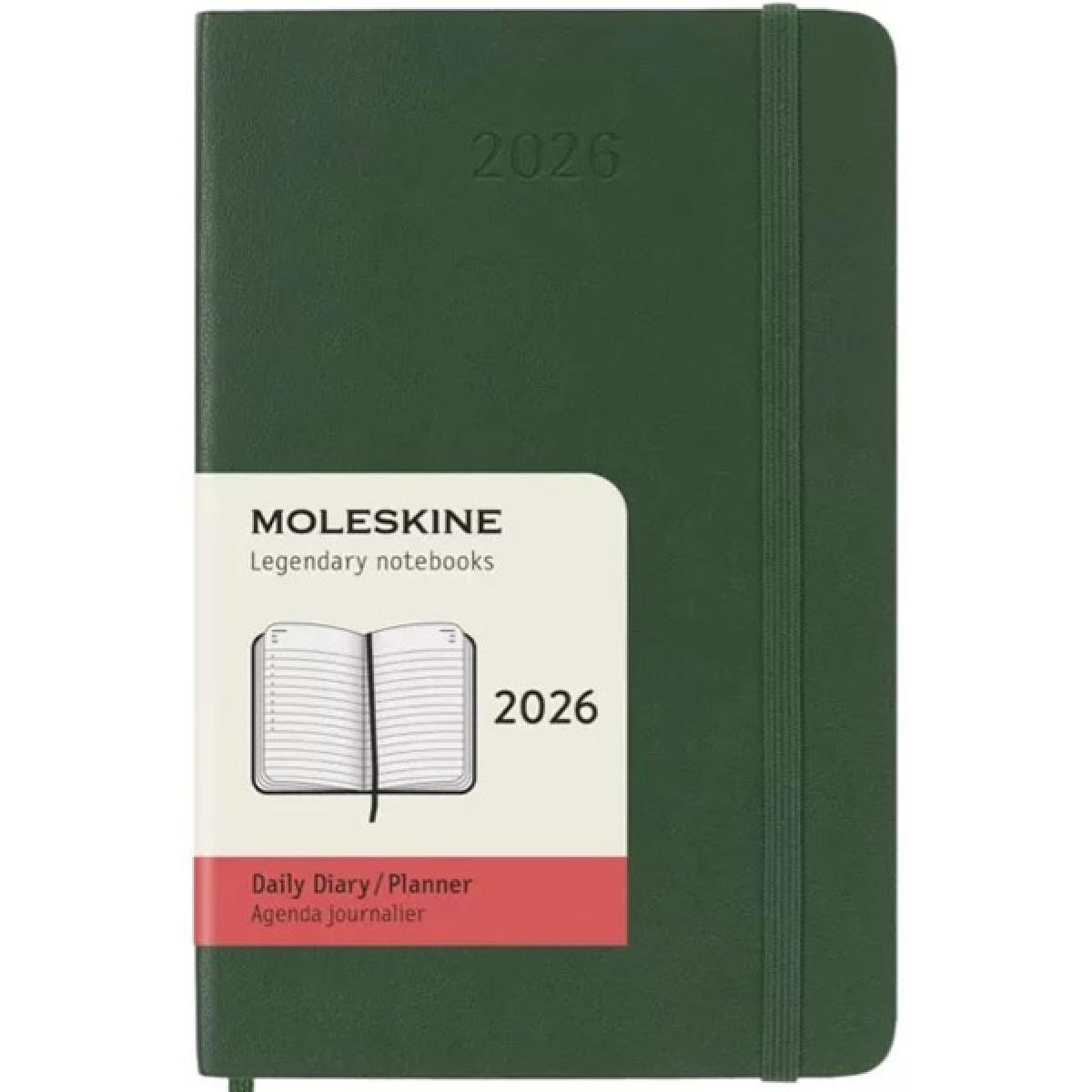 MOLESKINE Dnevni planer MP ZELENI 9 x 14 cm 