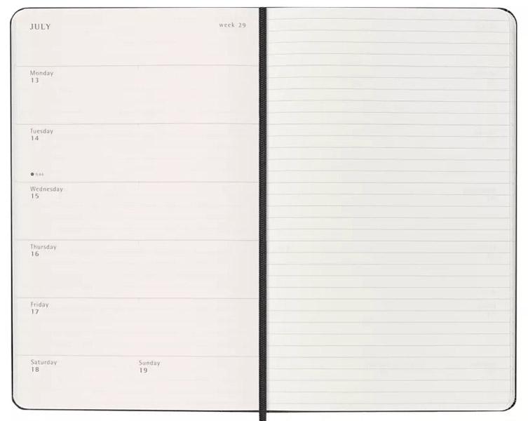 MOLESKINE Nedeljni planer TP CRNI 