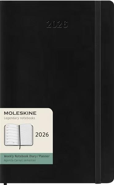 MOLESKINE nedeljni planer MP CRNI 