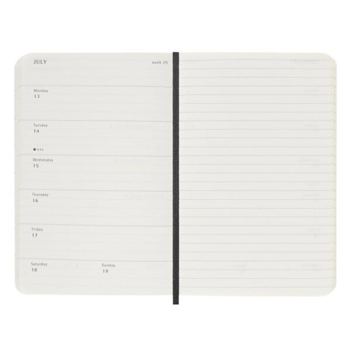MOLESKINE nedeljni planer MP BLACK 2026 