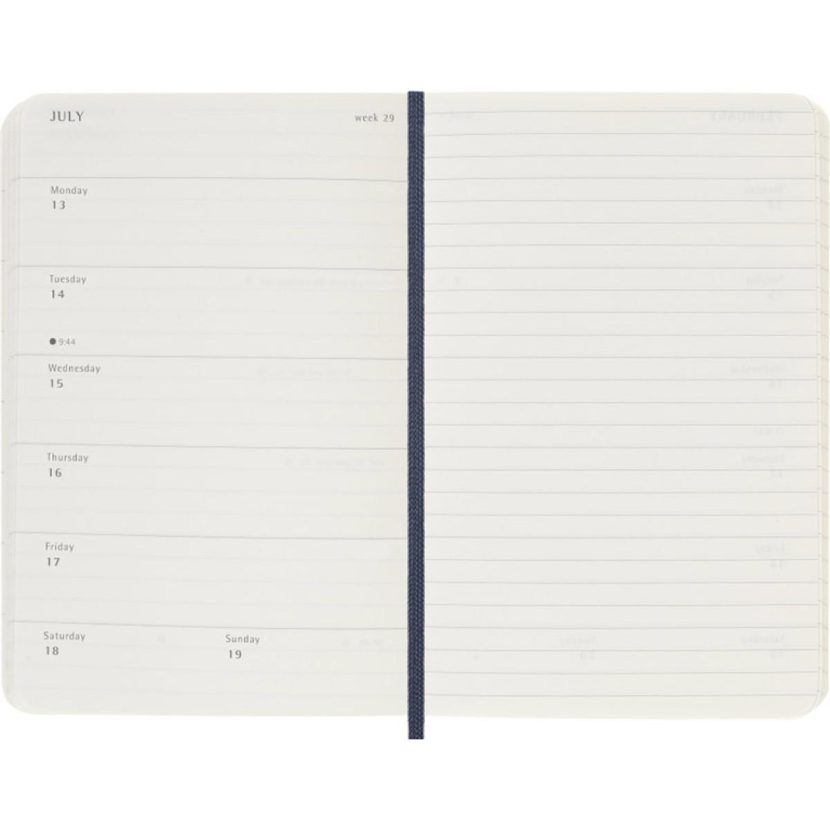 MOLESKINE nedeljni planer MP BLUE 2026 