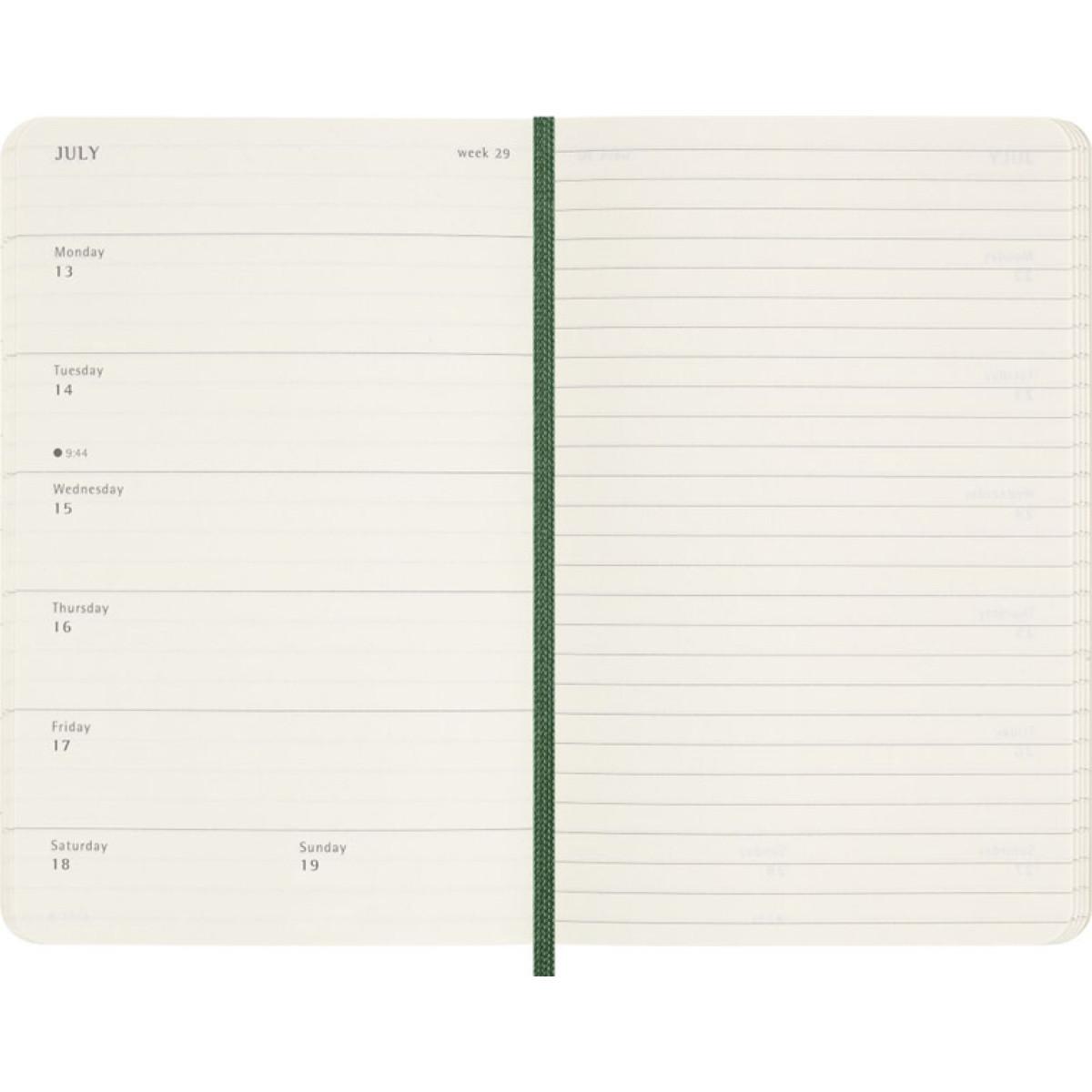 MOLESKINE nedeljni planer MP GREEN 2026 