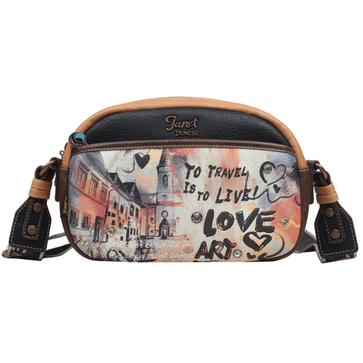 Ženska tašna JANET ART GALLERY 24x7x18cm 