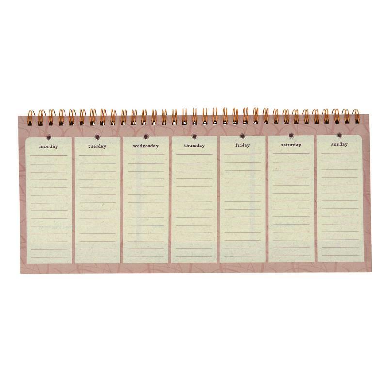 Stoni nedeljni planer ELEGANT EARTH 