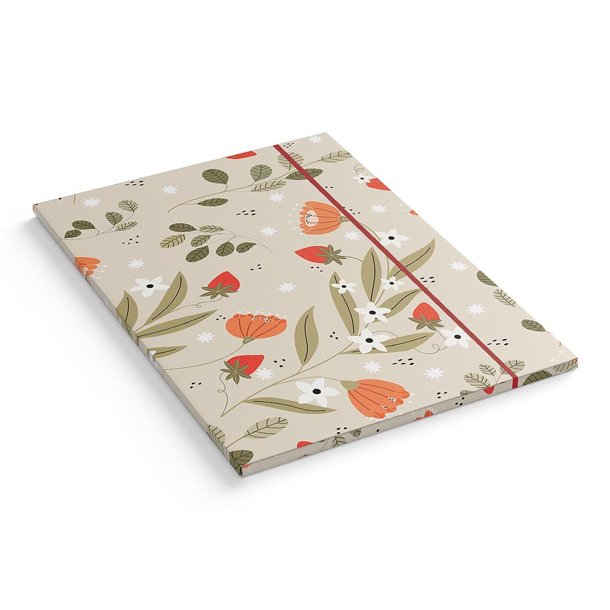 Fascikla sa gumom CVEĆE 25x34cm 