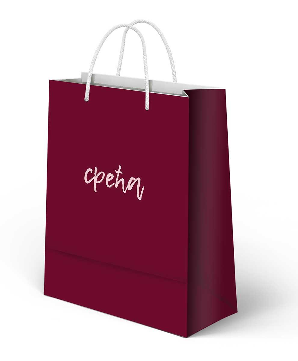 Ukrasna kesa SREĆA, LJUBAV 25x37x9cm (više vrsta) 