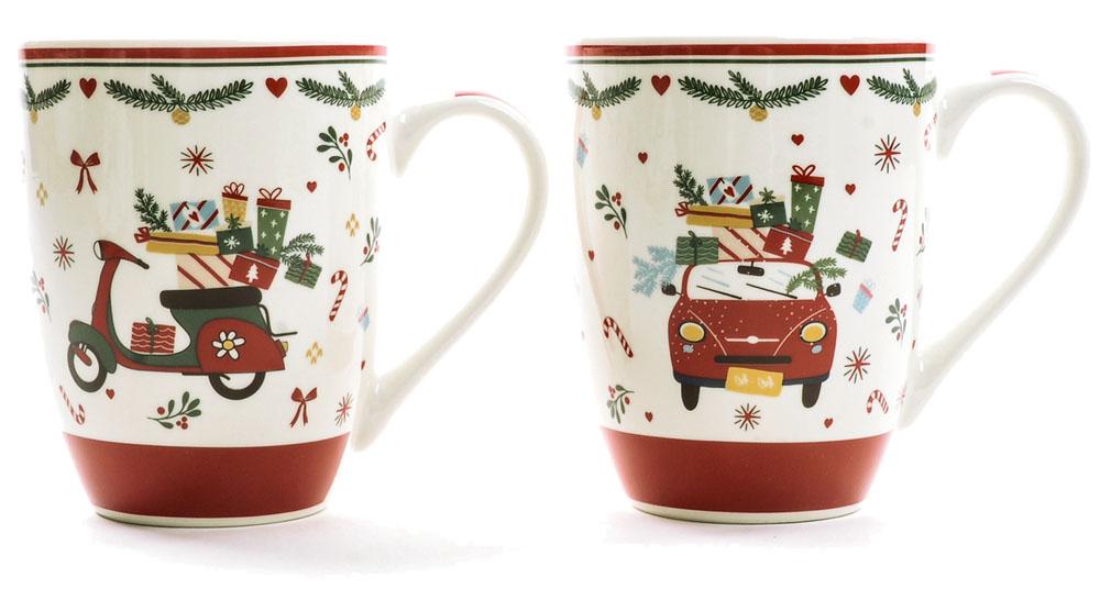 Keramička šolja 340ml NOVA GODINA - AUTO/VESPA (Više vrsta) 