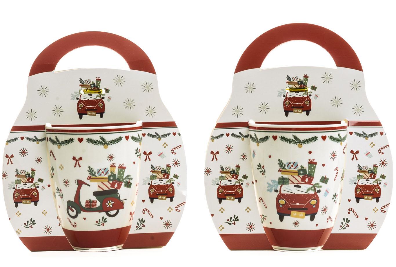 Keramička šolja 340ml NOVA GODINA - AUTO/VESPA (Više vrsta) 