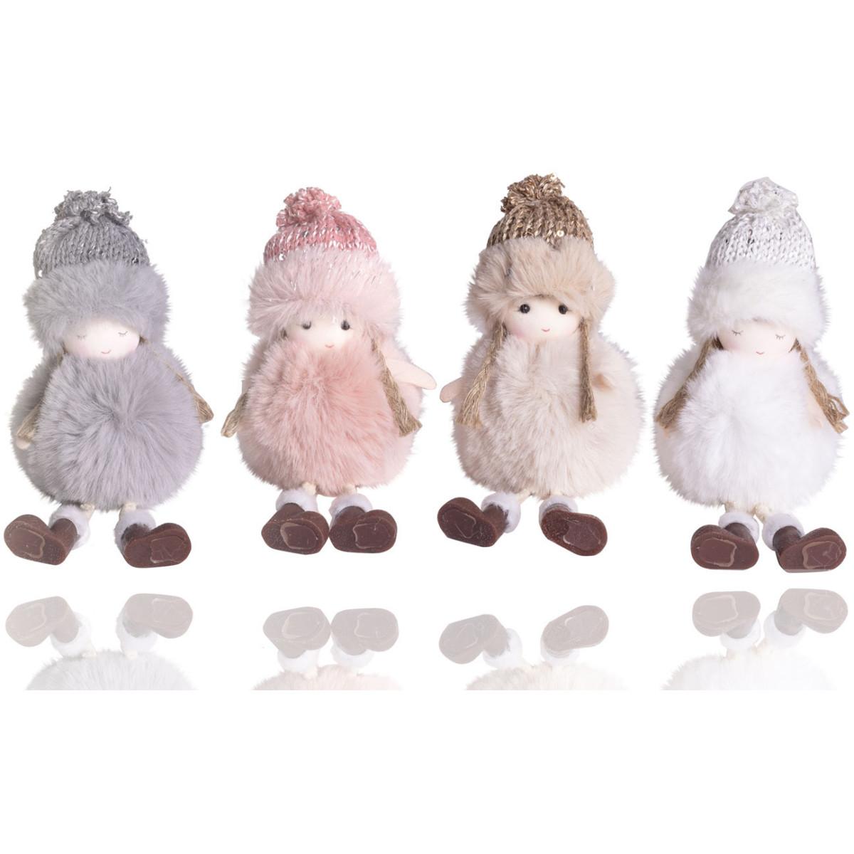 Novogodišnji ukras USNULA DEVOJČICA 17cm (Više vrsta) 