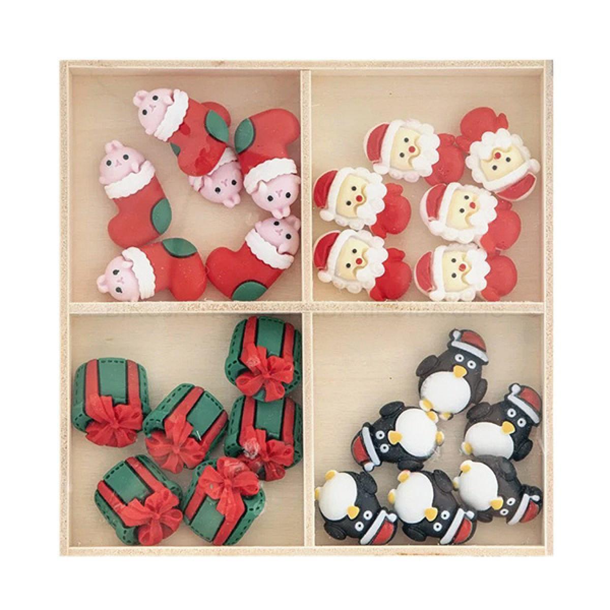 Novogodišnje figurice XMAS 24 kom (više vrsta) 