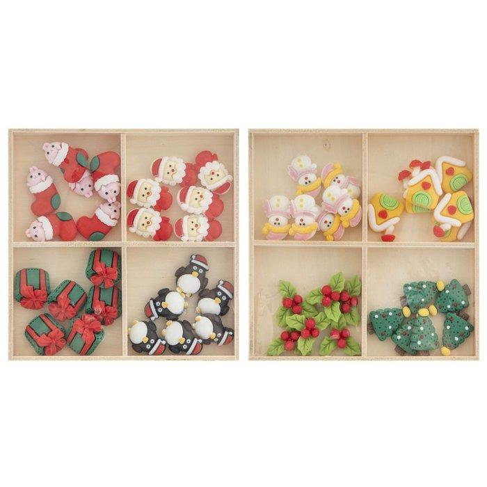 Novogodišnje figurice XMAS 24 kom (više vrsta) 