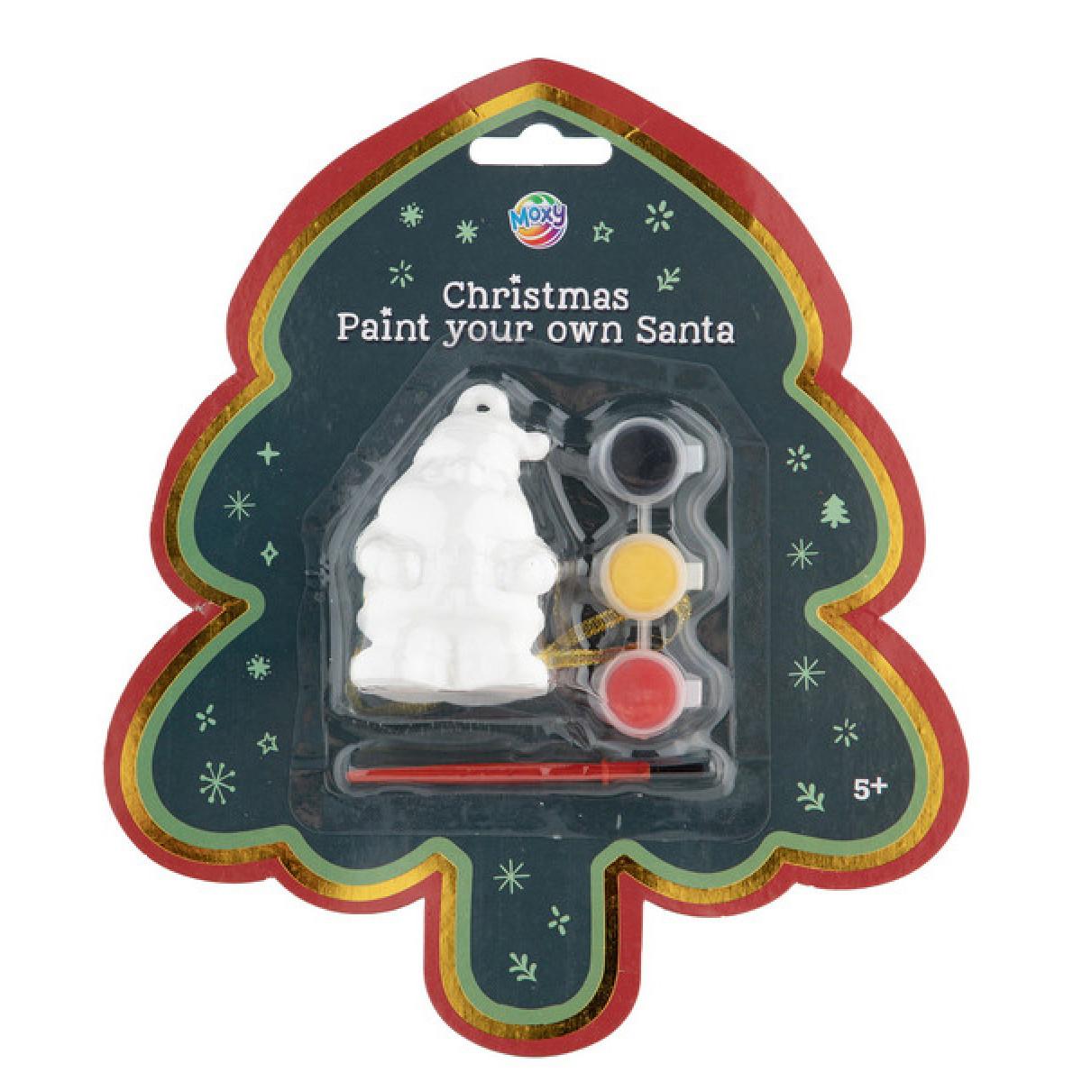 Novogodišnji kreativni set OBOJI DEDA MRAZA 8cm 