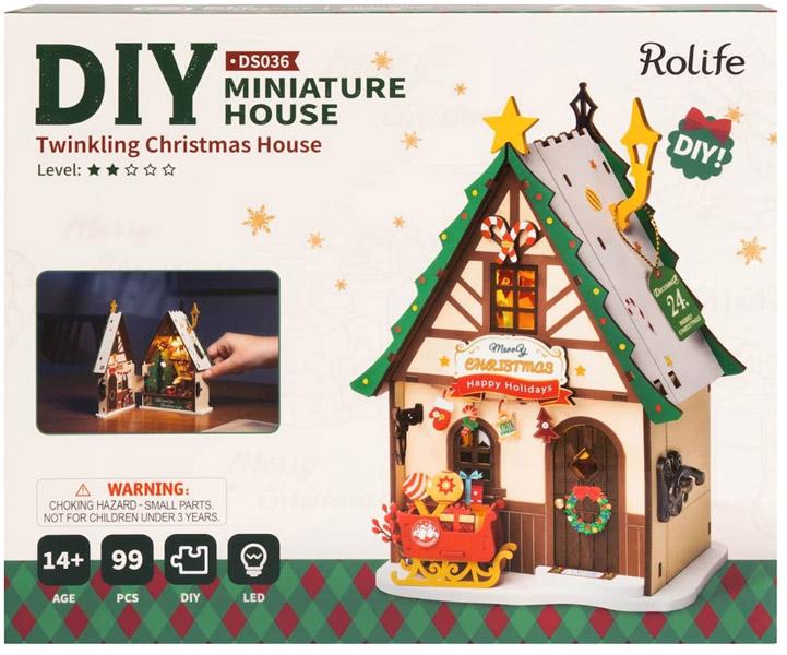 Novogodišnje 3D puzzle TWINKLING CHRISTMAS HOUSE 