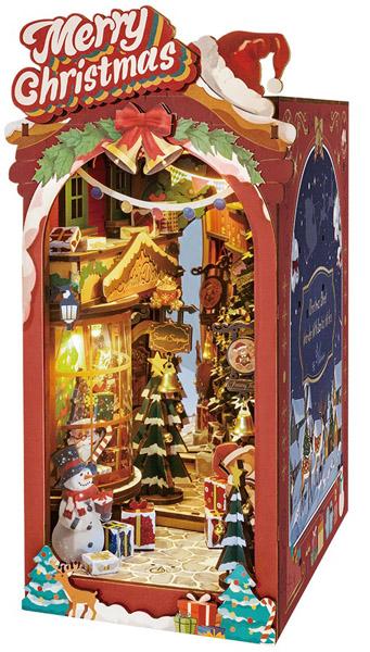 Novogodišnje 3D puzzle BOŽIĆNO SOKAČE Book Nook 