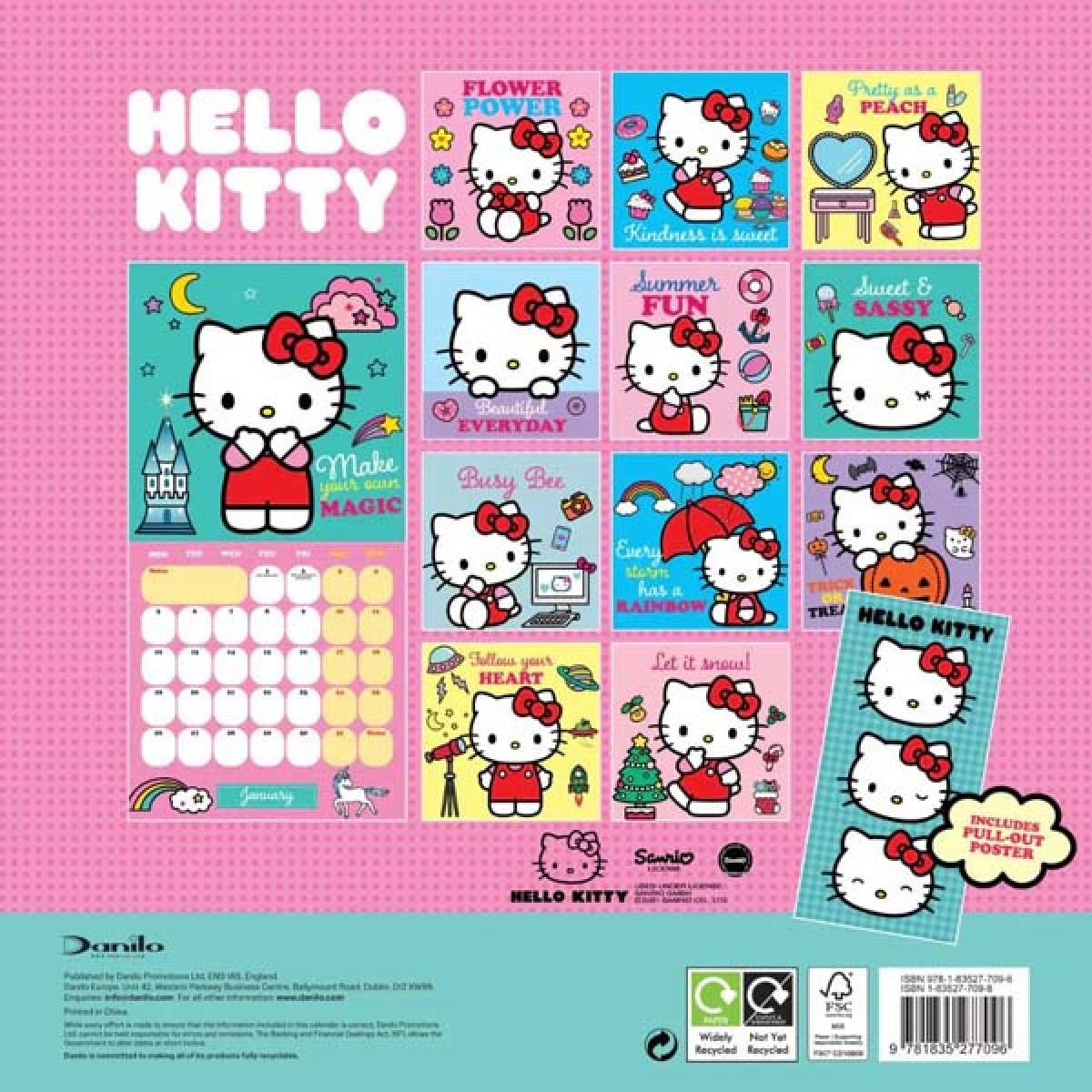 HELLO KITTY kalendar 2026 