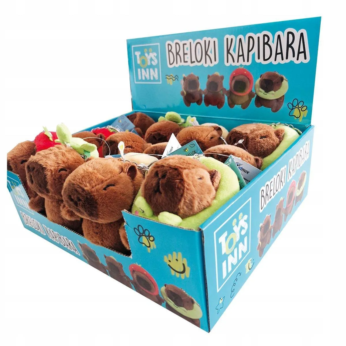 Plišani privezak za ključeve CAPYBARA (više vrsta) - | Knjižare Vulkan
