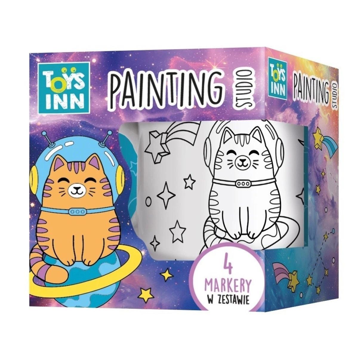 Podeli<br />
twitter<br />
facebook<br />
Kreativni set ŠOLJA ZA BOJENJE + 4 MARKERA - CAT IN SPACE 