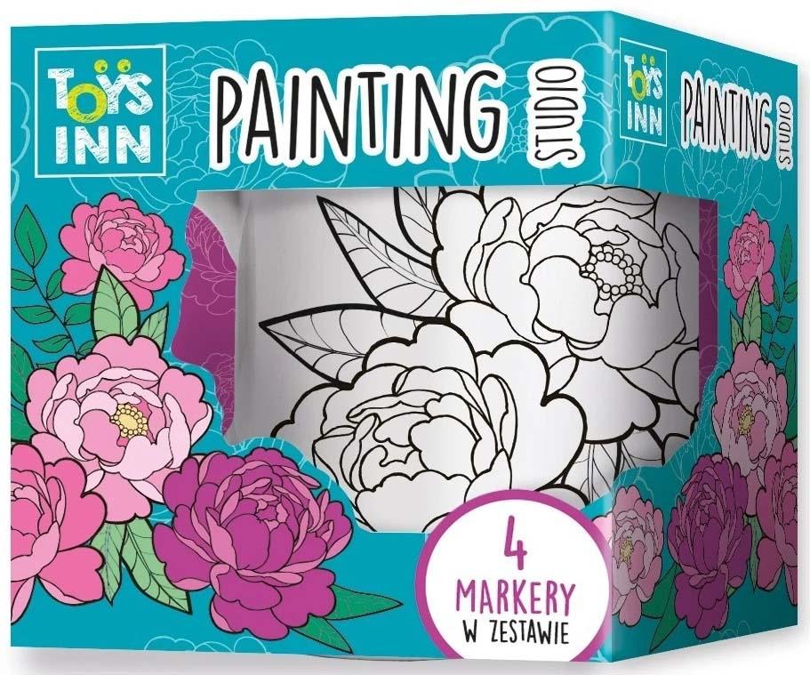 Kreativni set ŠOLJA ZA BOJENJE + 4 MARKERA + BOŽURI 