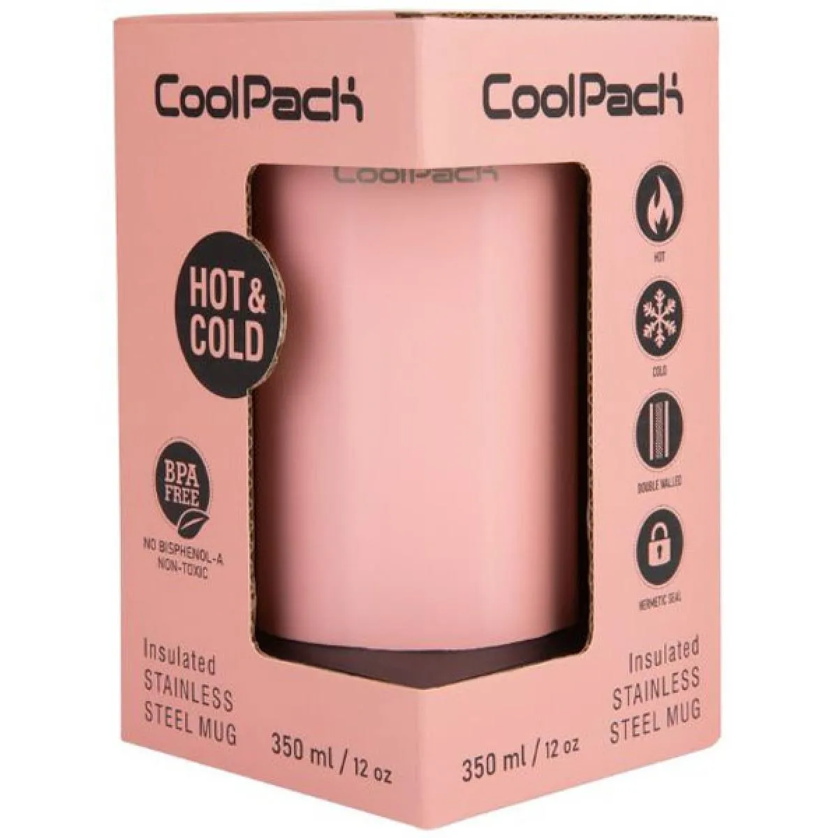 COOLPACK termo šolja PINK 350ml 