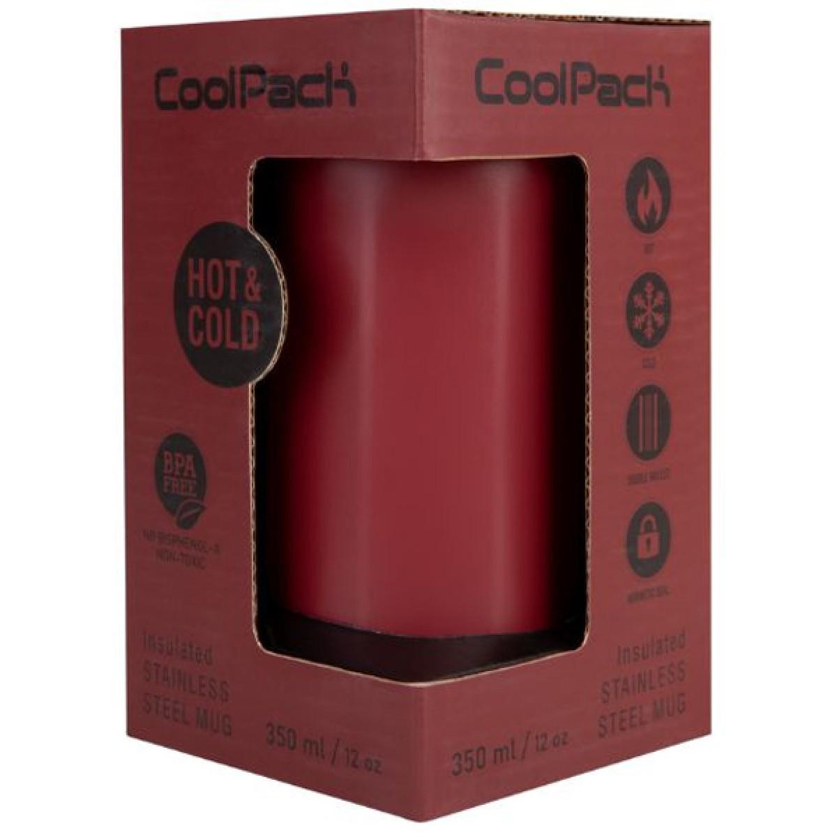 COOLPACK termo šolja BURGUNDY  350ml 