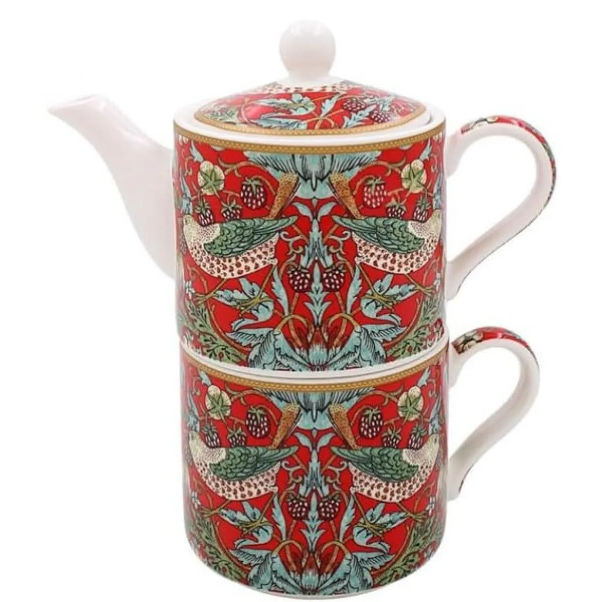 Čajnik i šolja STRAWBERRY THIEF 