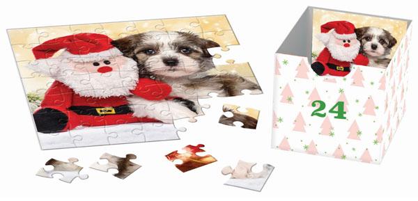 Advent kalendar - puzzle CHRISTMAS PAWS 