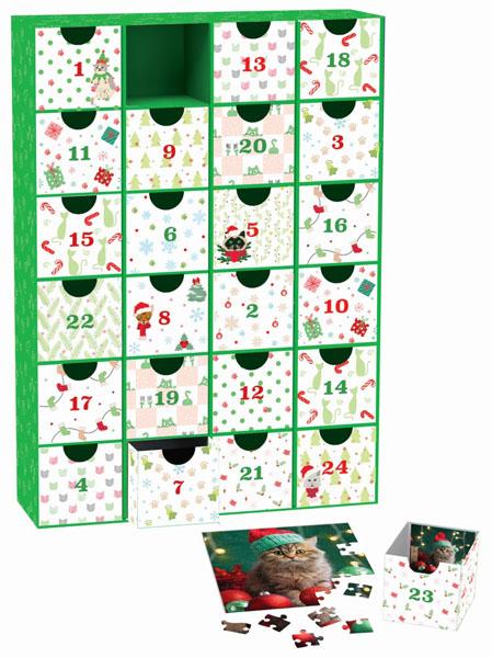 Advent kalendar - puzzle CHRISTMAS WHISKERS 
