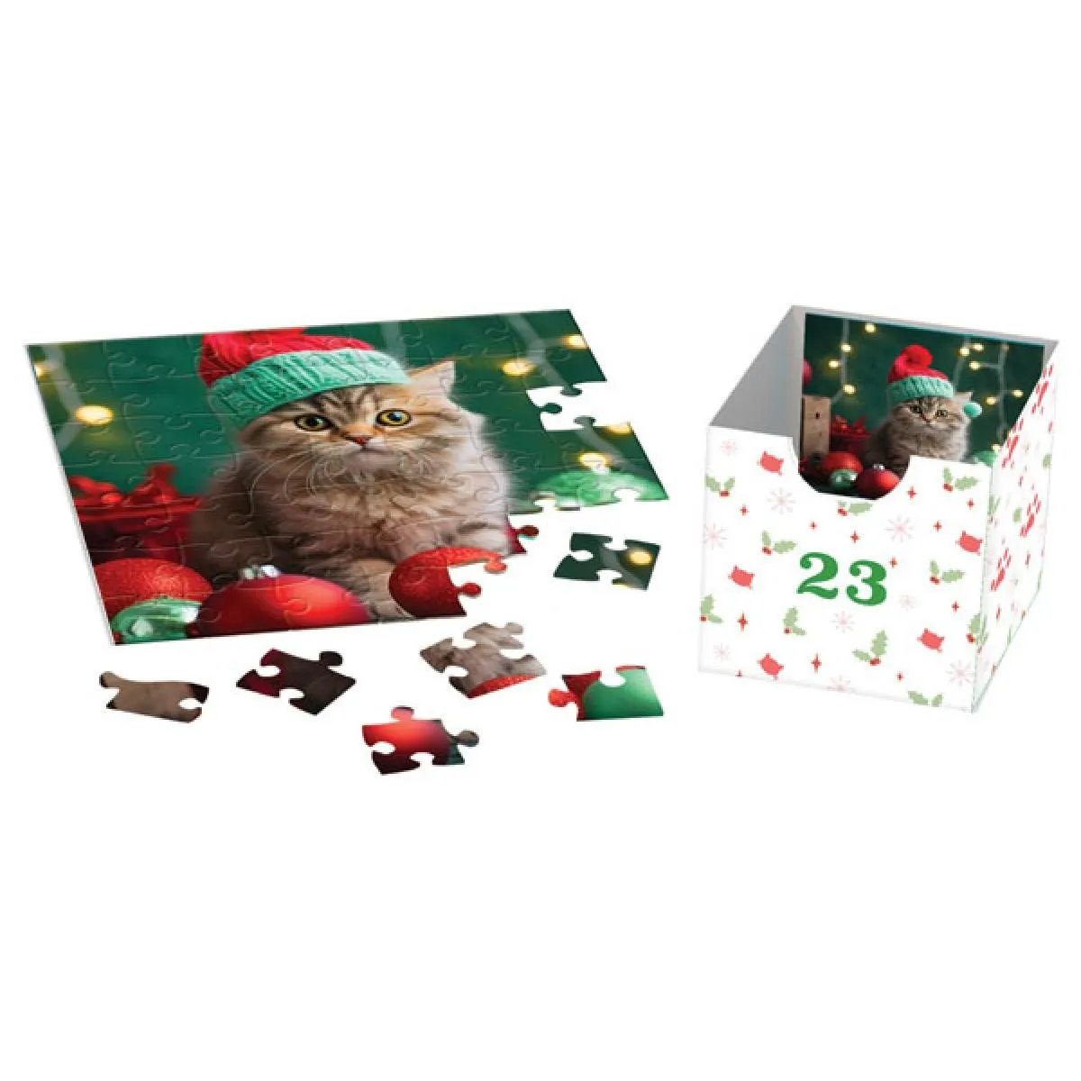 Advent kalendar - puzzle CHRISTMAS WHISKERS 