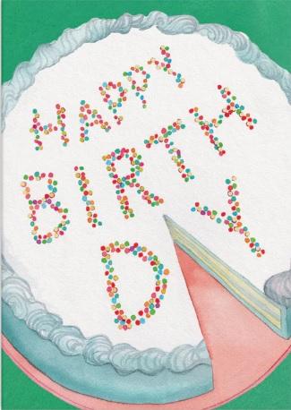 Rođendanska čestitka CAKE SLICE 