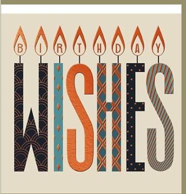 Rođendanska čestitka WISHES CANDLES 