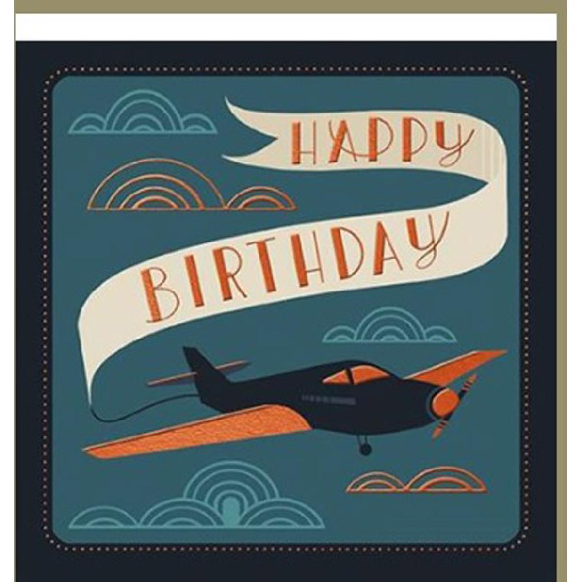 Rođendanska čestitka BIRTHDAY AEROPLANE 
