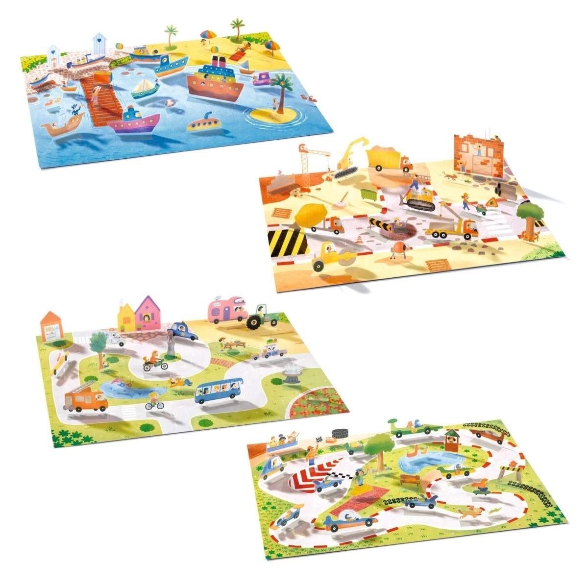 Igra sa nalepnicama VOZILA 