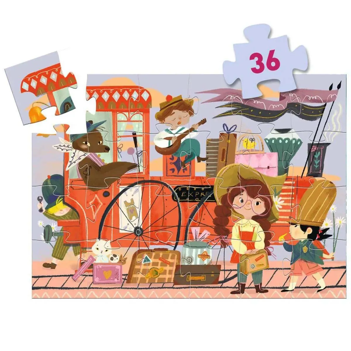 Puzzle za decu 36 MIA PUTUJE 