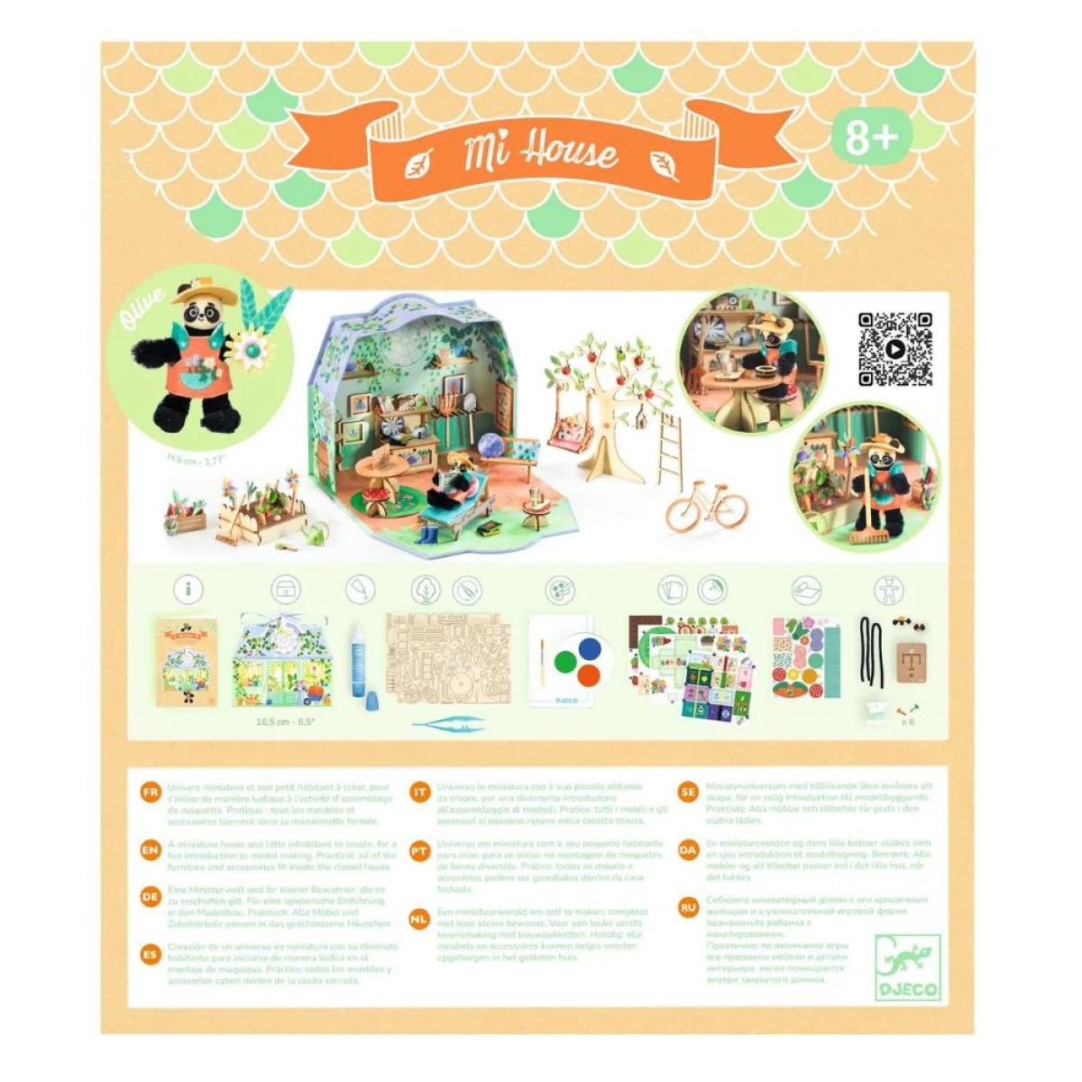 Kućica za igranje - PANDA OLIVE 